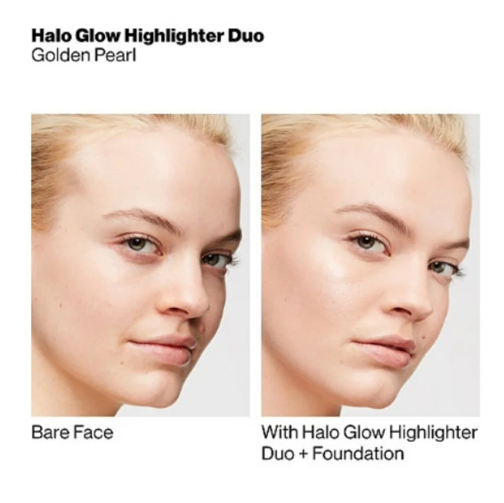 NEW Smashbox Halo Glow Highlighter Duo in Golden Pearl - Picture 3 of 5